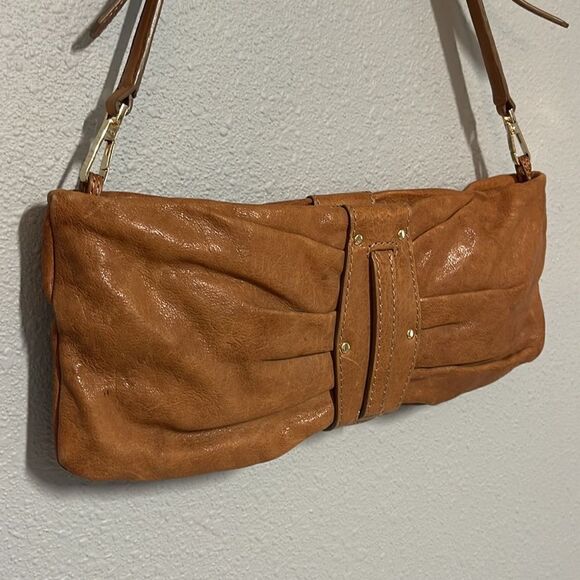 KOOBA Erin Brown Leather Convertible Bag - Picture 2 of 16